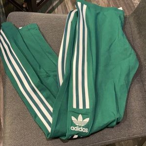 Women’s Adidas Green Leggings Size Medium